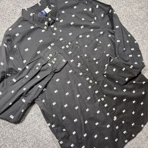 Divided H & M‎ Men Black All Over Flag Print